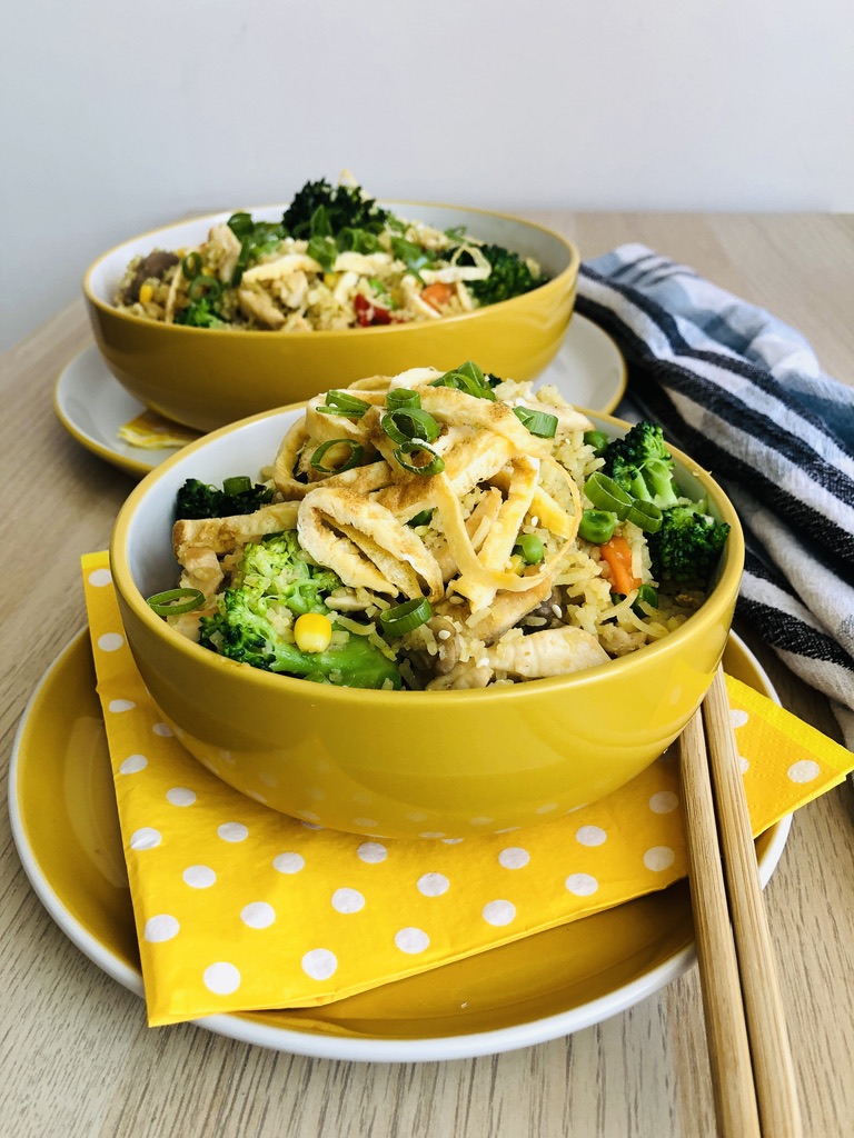 Rizoto s kuracím mäsom a zeleninou je tu pre vás